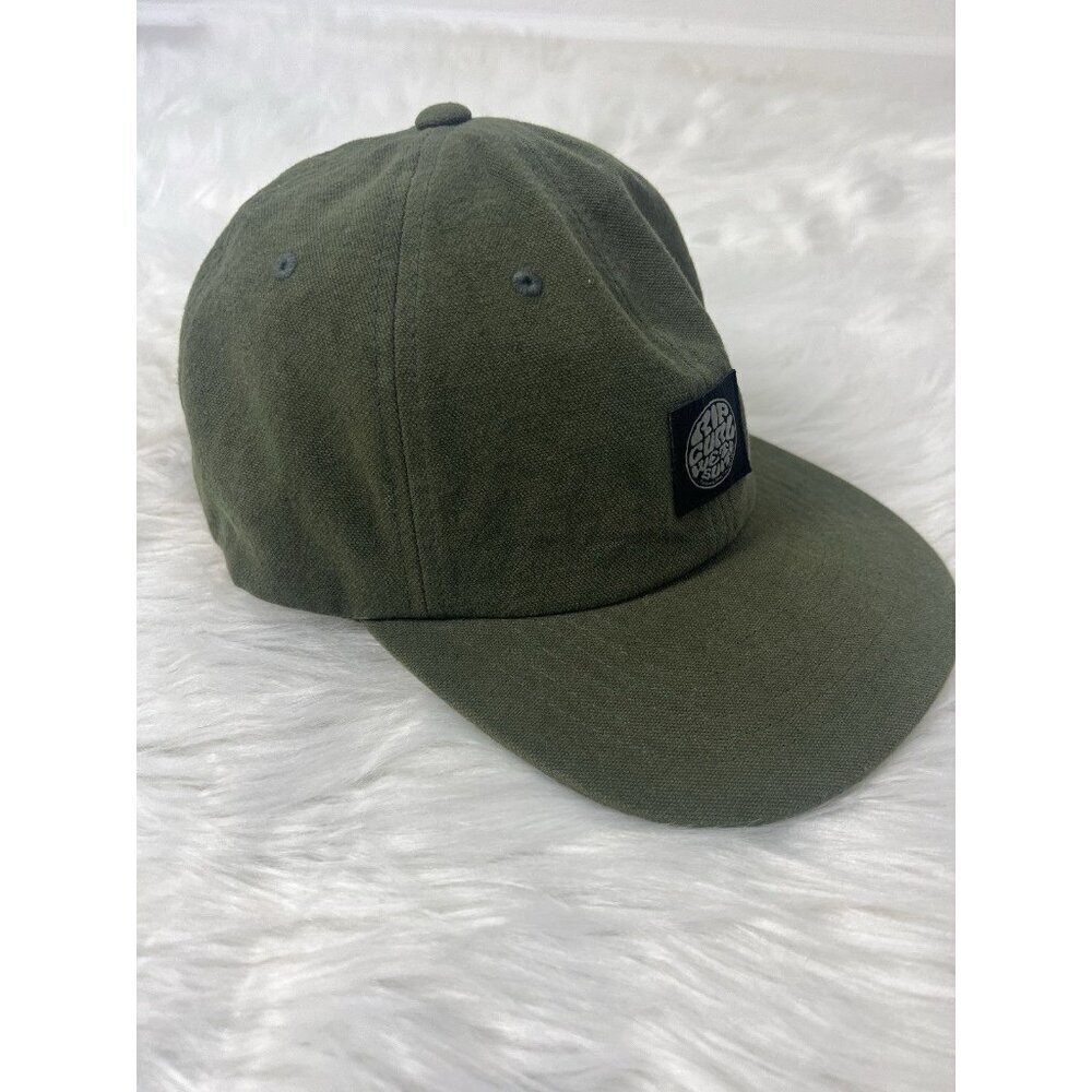 Rip Curl Army Green Cotton Wetty Adjust Cap Baseball Trucker Surf NWOT - Picture 2 of 8